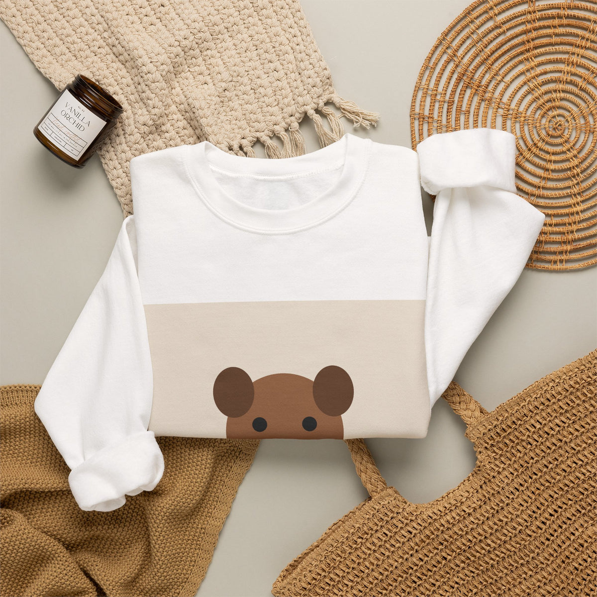 Custom Pet Photo Crewneck Sweatshirt