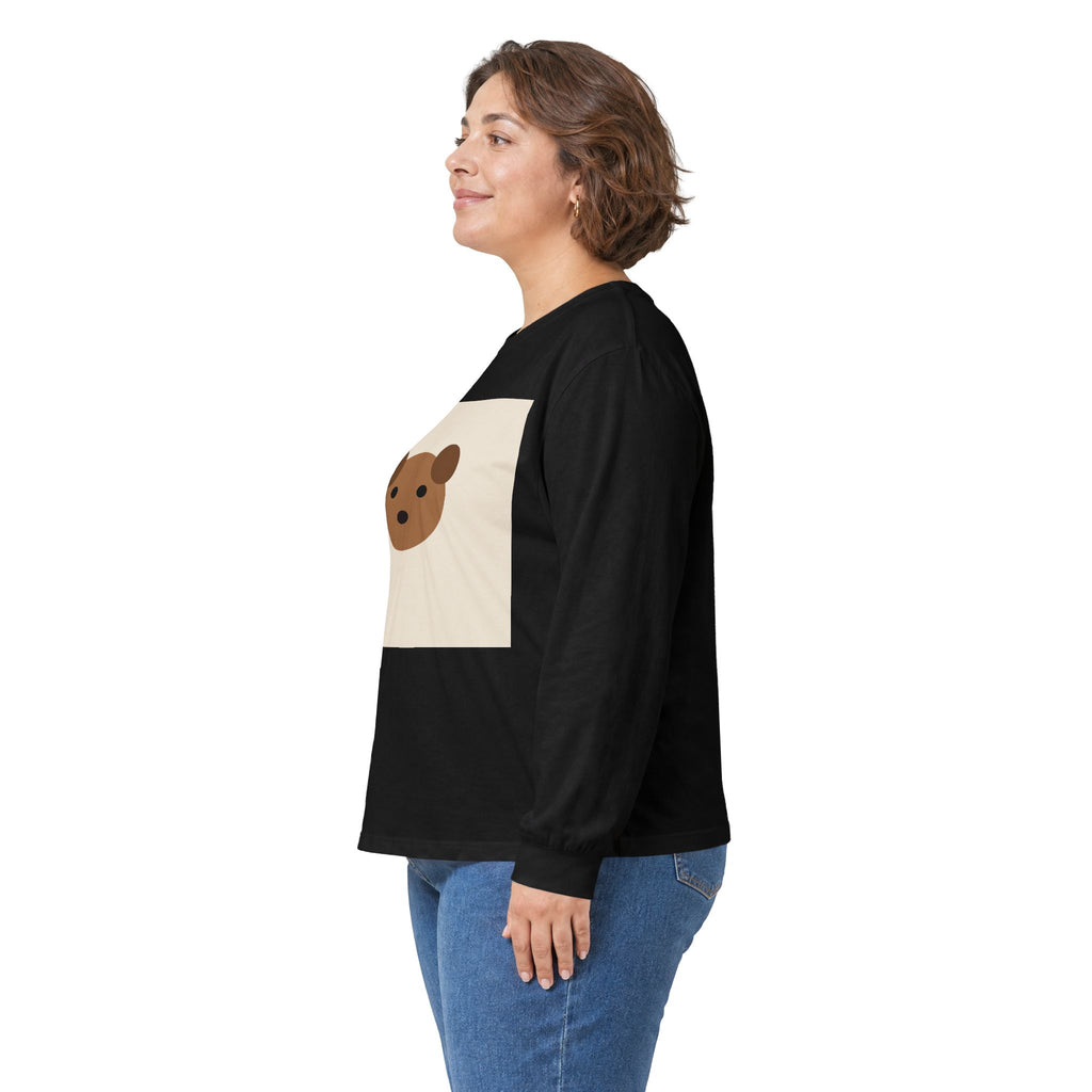 Custom Pet Photo Long Sleeve Tee