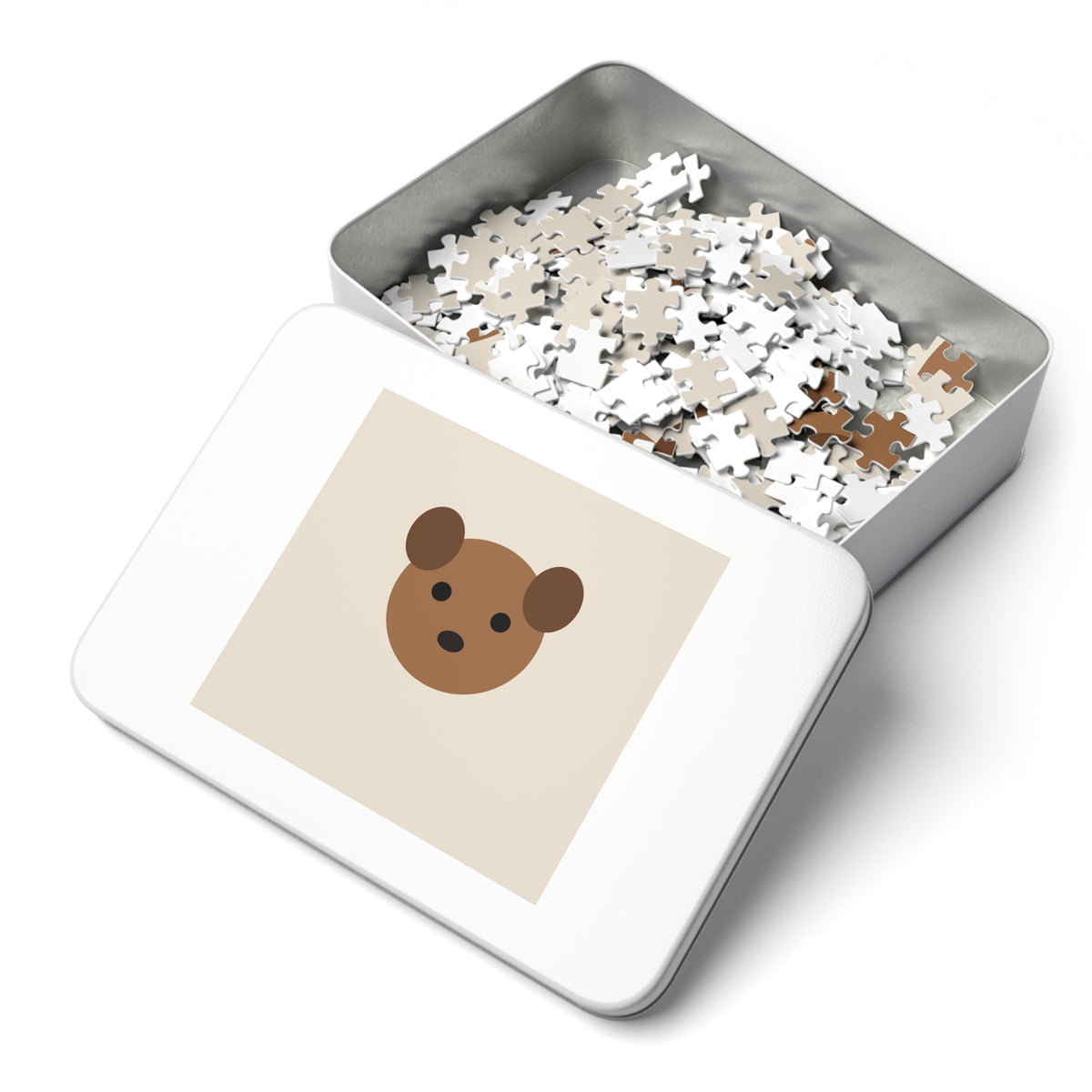 Custom Pet Photo Jigsaw Puzzle with Tin
