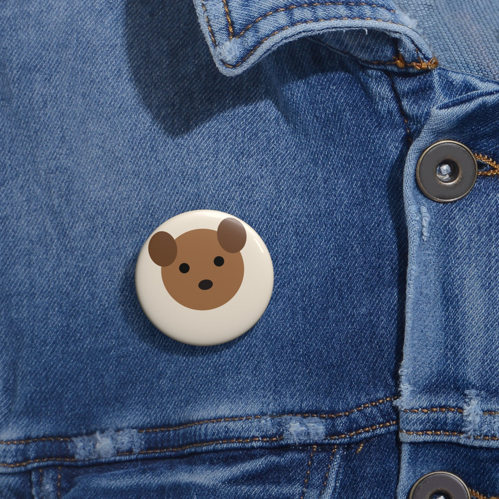 Custom Pet Photo Pin Button