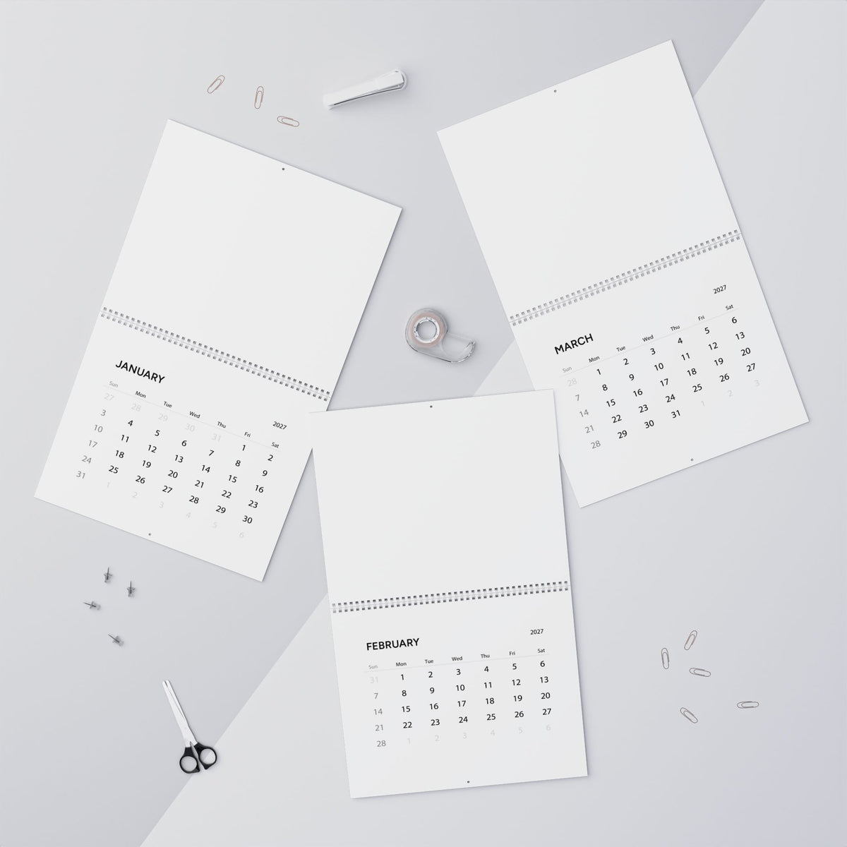 Custom Pet Photo Wall Calendar