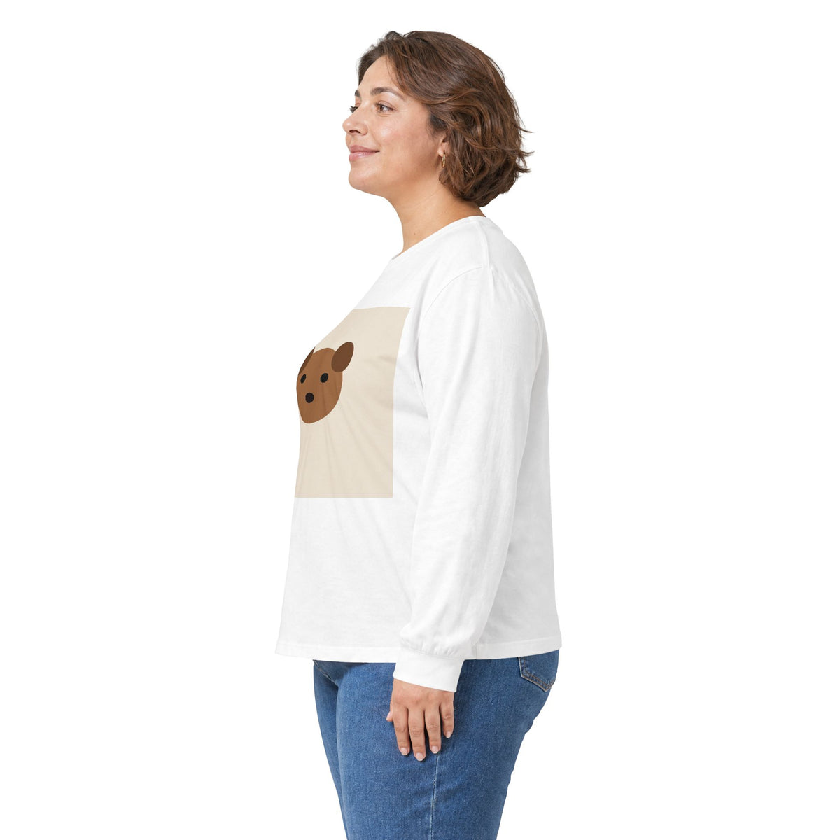 Custom Pet Photo Long Sleeve Tee