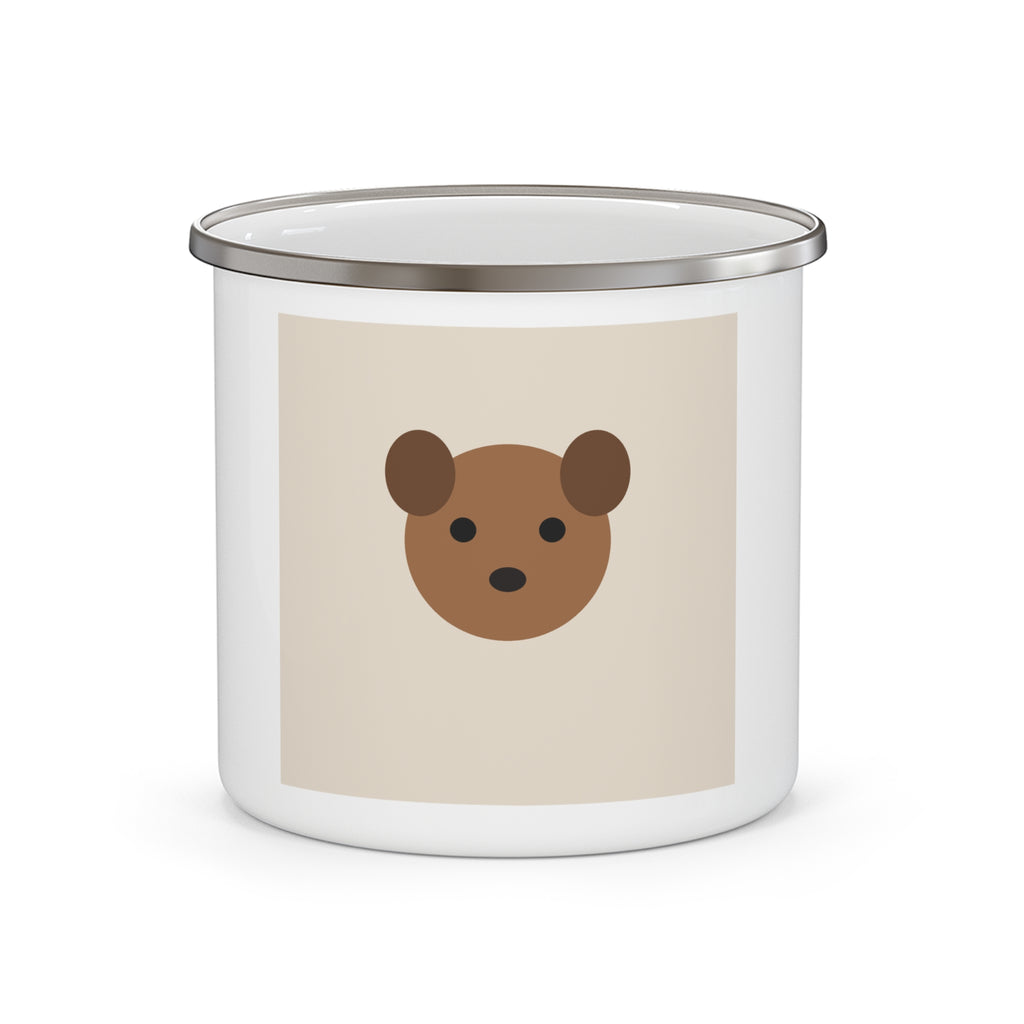 Custom Pet Photo Enamel Camping Mug