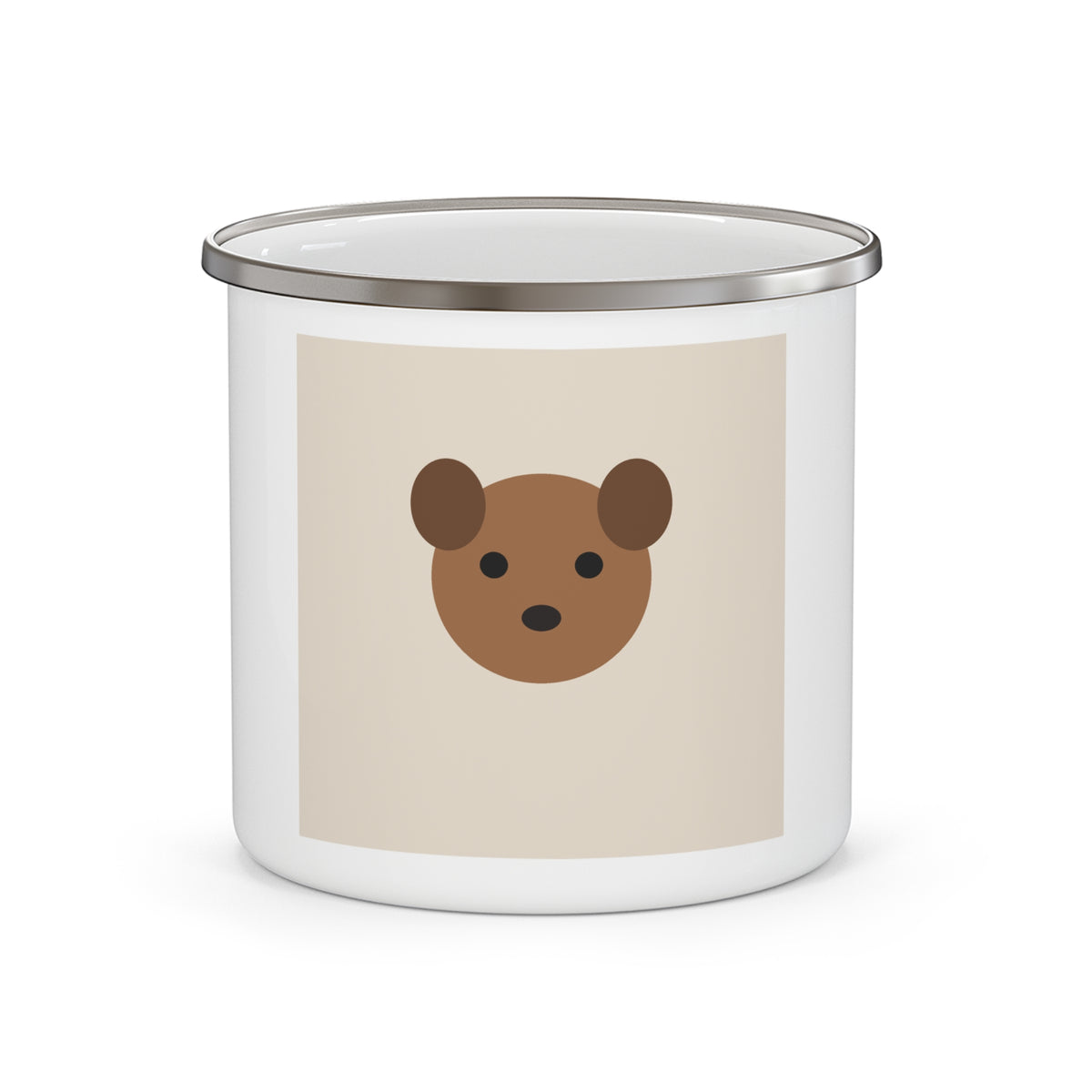 Custom Pet Photo Enamel Camping Mug