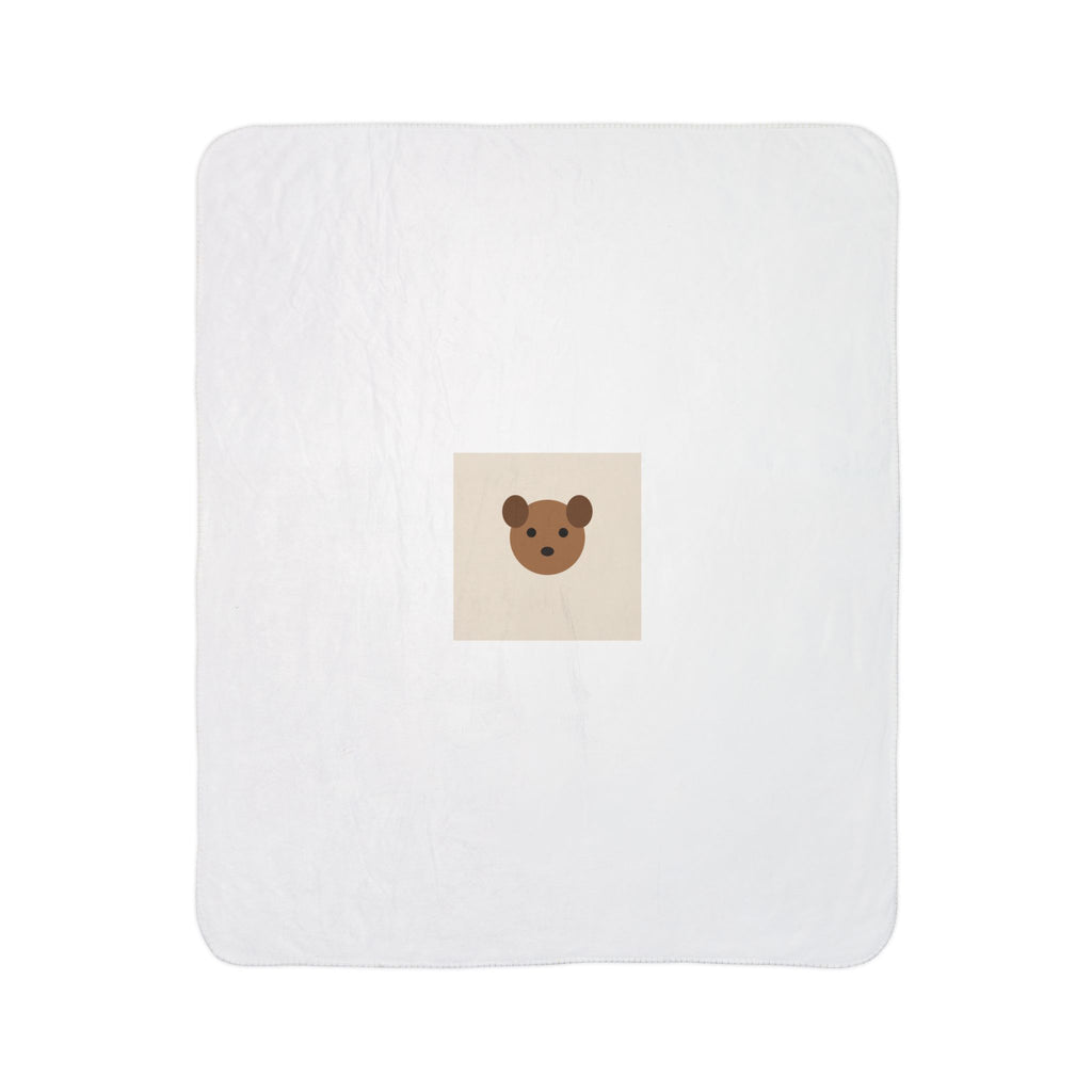 Custom Pet Photo Fleece Sherpa Blanket