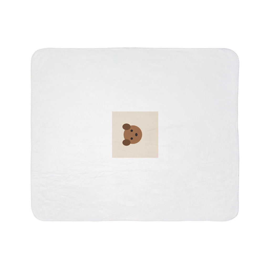 Custom Pet Photo Fleece Sherpa Blanket