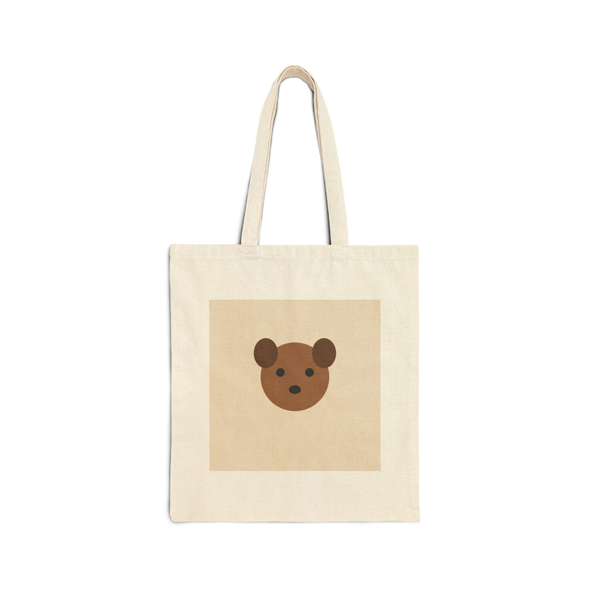 Custom Pet Photo Canvas Tote Bag
