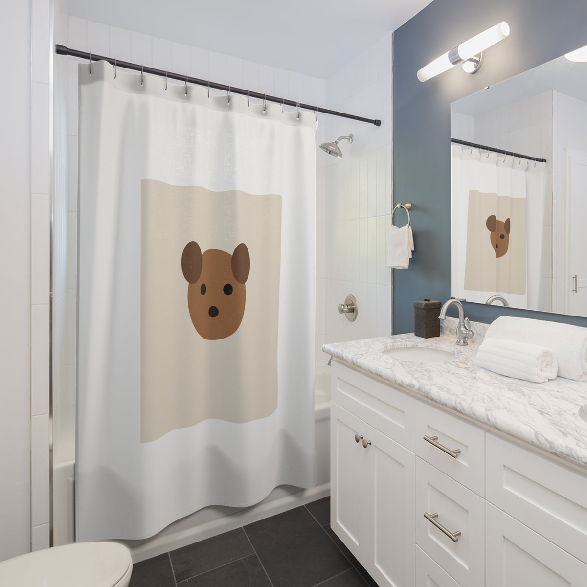 Custom Pet Photo Shower Curtain