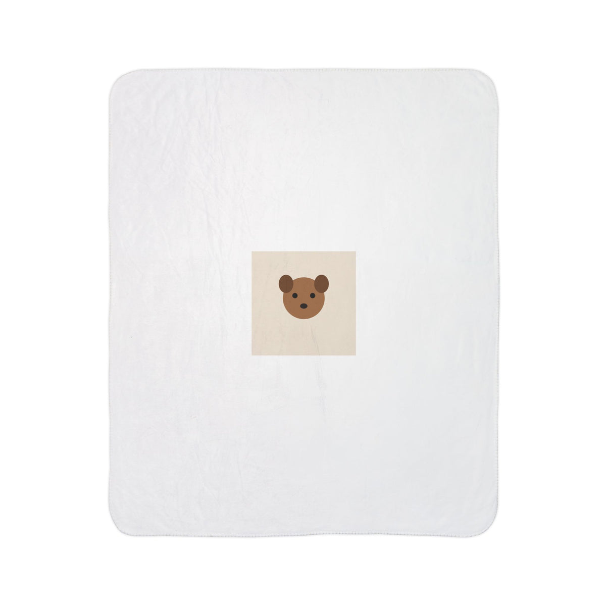 Custom Pet Photo Fleece Sherpa Blanket