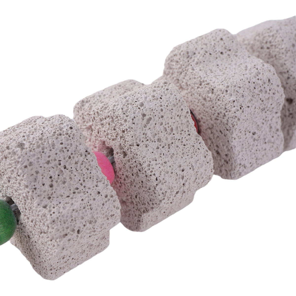 Mineral Beak Grinding Stone for Parakeets, Hanging Flower Cage Toy
