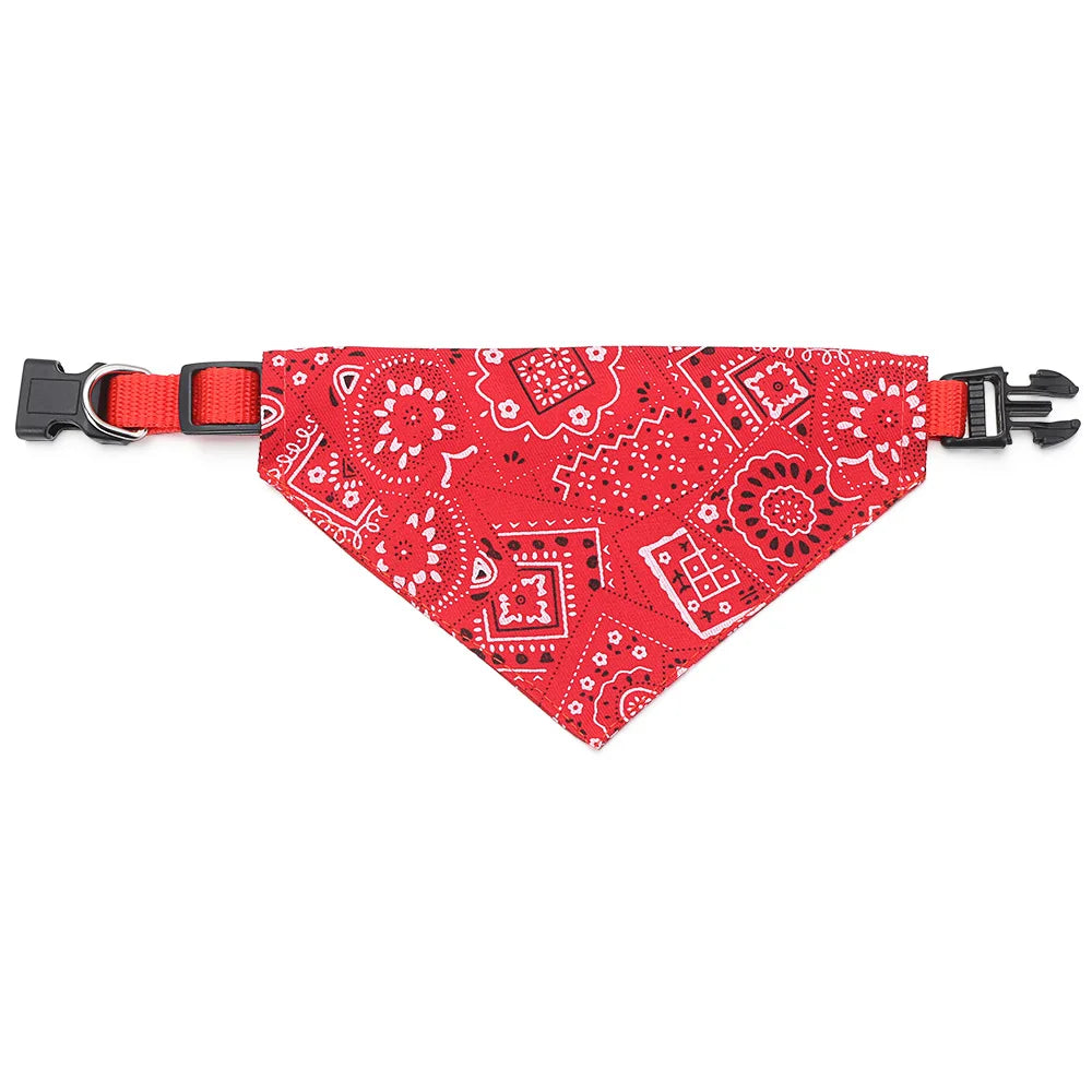 Washable Triangle Pet Bandana Scarf for Dogs and Cats