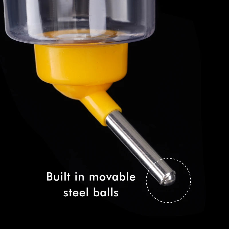 500ml Hanging Water Bottle Dispenser for Rabbits and Hamsters