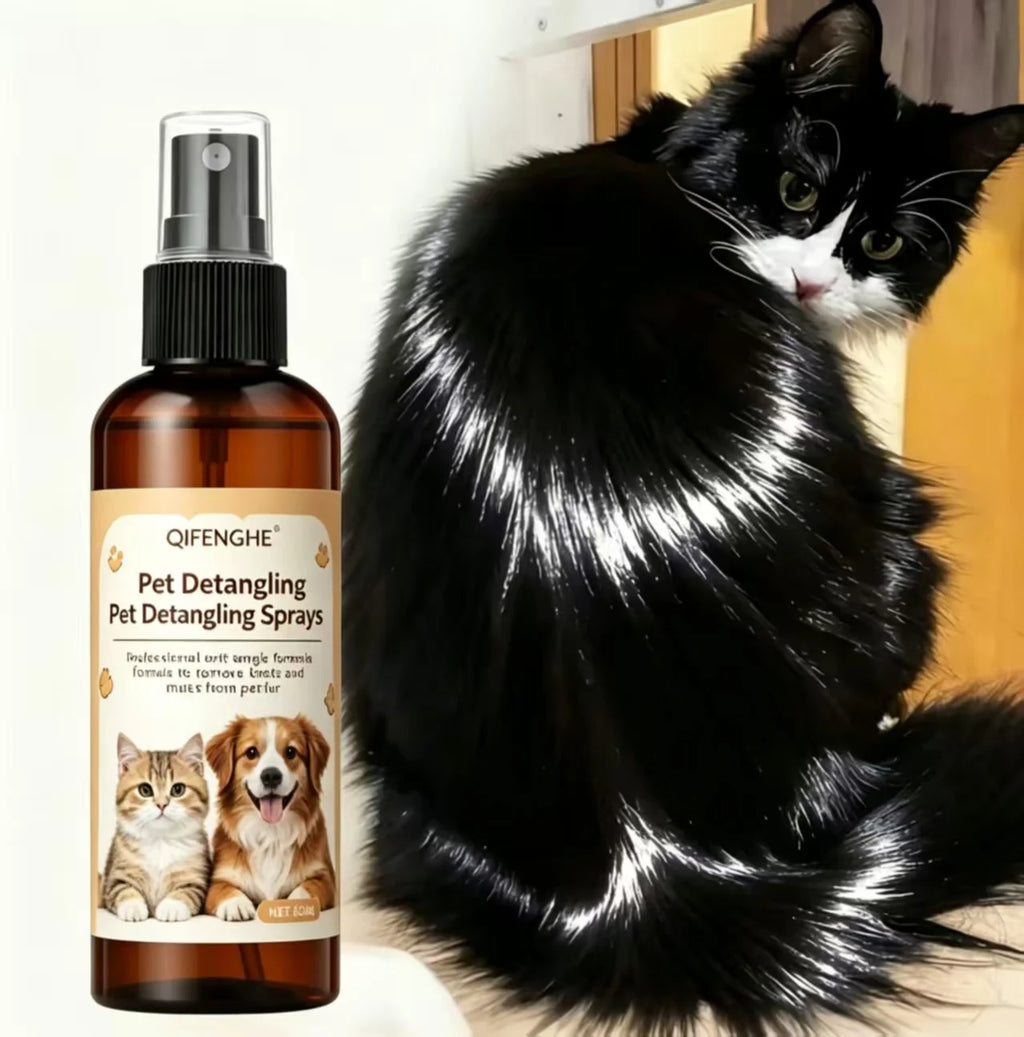 Pet Detangling Spray, Leave-In Conditioner for Dogs & Cats, 50ml