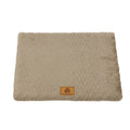 Orthopedic Memory Foam Dog Crate Bed with Washable Faux Fur Cover
