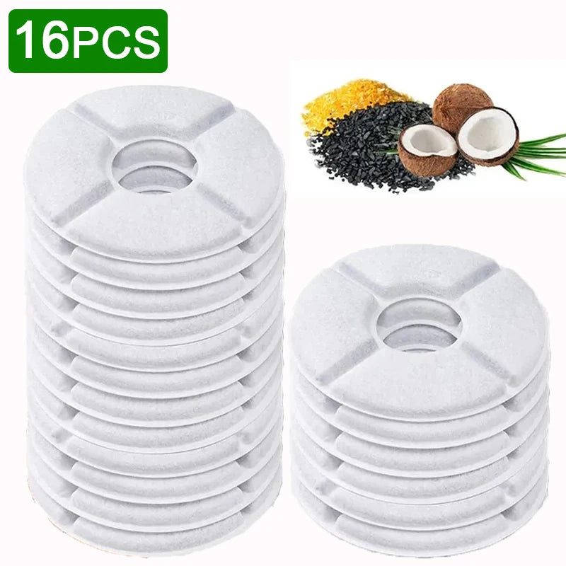 Activated Carbon Replacement Filters for Cat Water Fountains