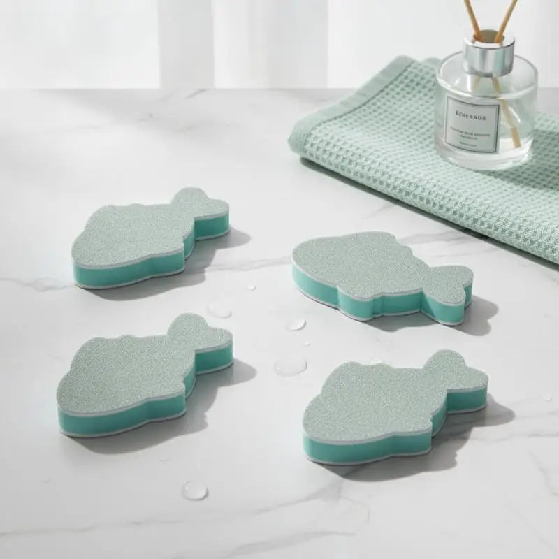 Double-Sided Aquarium Sponge Brush Set for Tank Glass Algae Cleaning