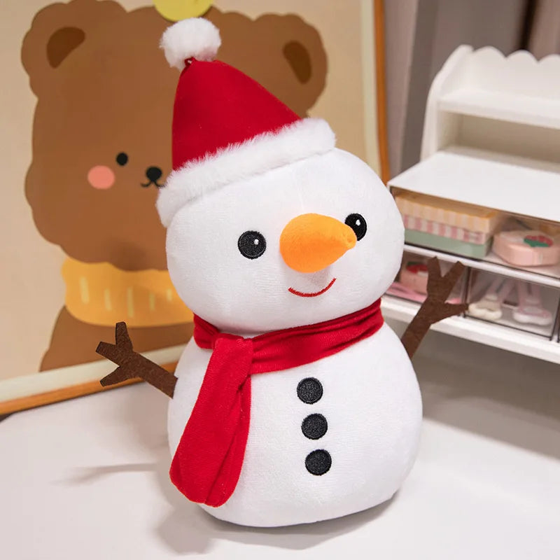 Christmas Tree & Gingerbread Plush Doll, Holiday Stuffed Toy Gift