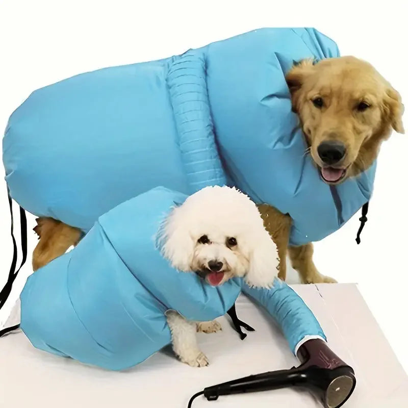 Portable Pet Drying Bag for Dogs and Cats, Foldable Hair Dryer Box