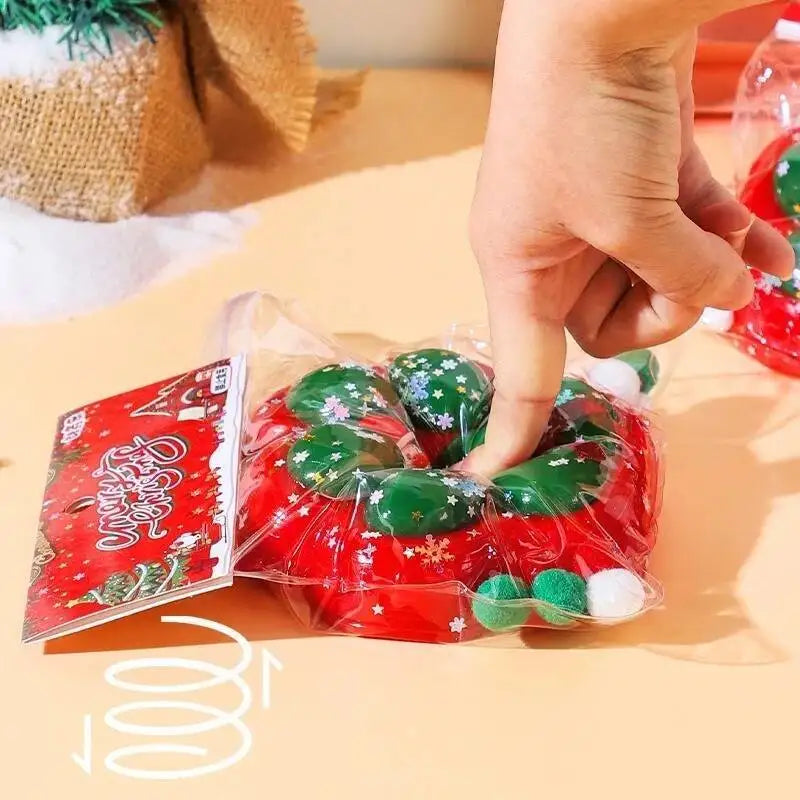 Christmas Cat Paw Squishy Fidget Toy, Stress Relief Gift