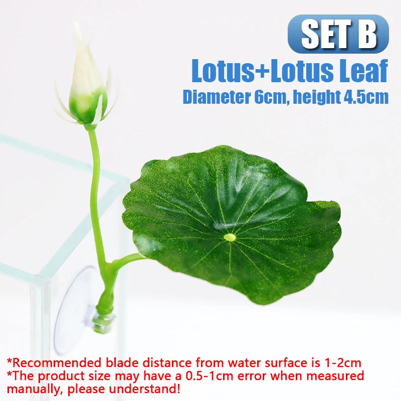 Betta Fish Leaf Hammock with Suction Cup, Resting Bed Aquarium Decor