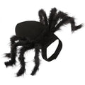 Furry Spider Costume for Dogs and Cats, Easy-On Halloween Pet Outfit