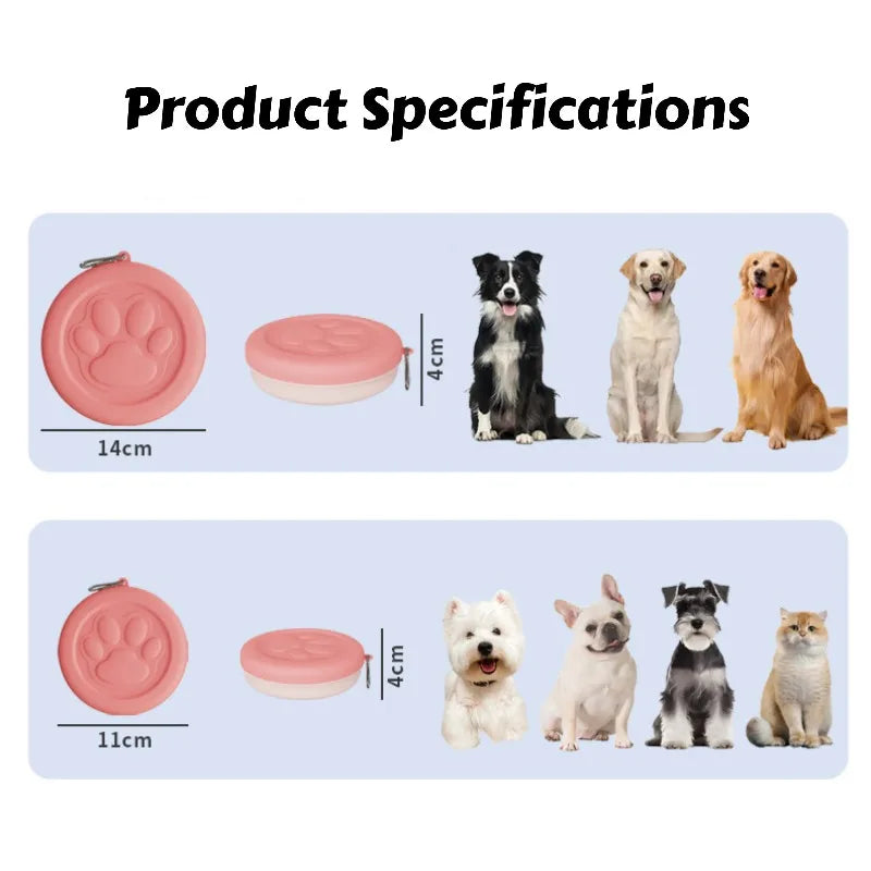 Portable Dog Food Bowl & Snack Box – Outdoor Travel Feeder