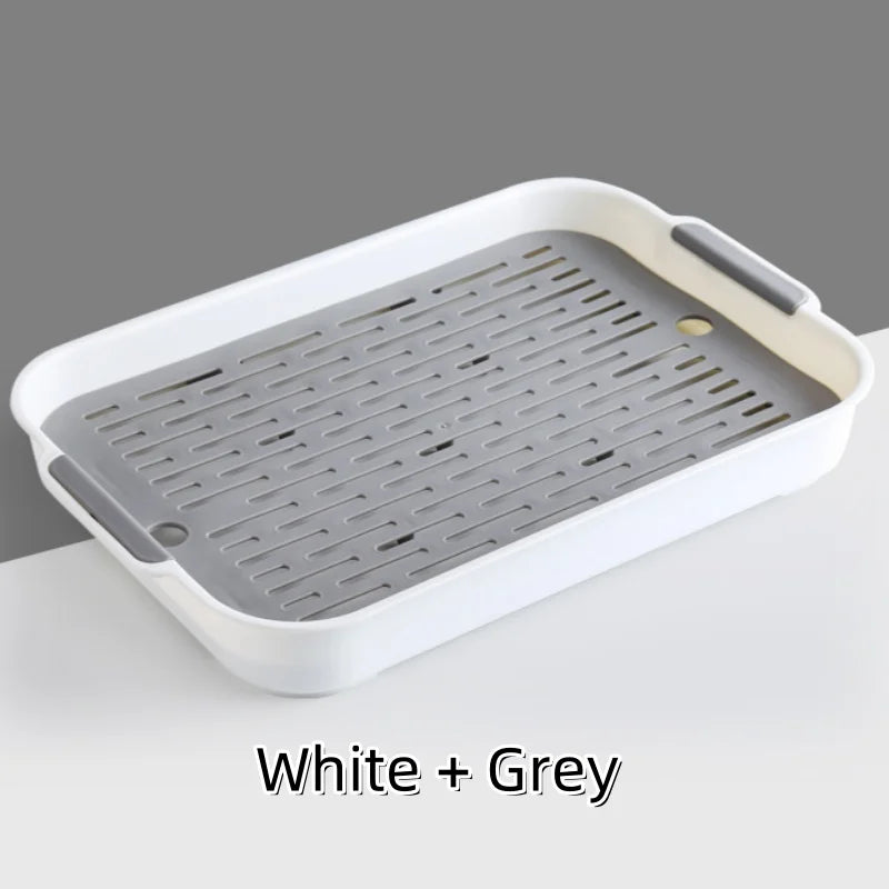 Corner Litter Box Tray for Rabbits, Guinea Pigs and Small Pets