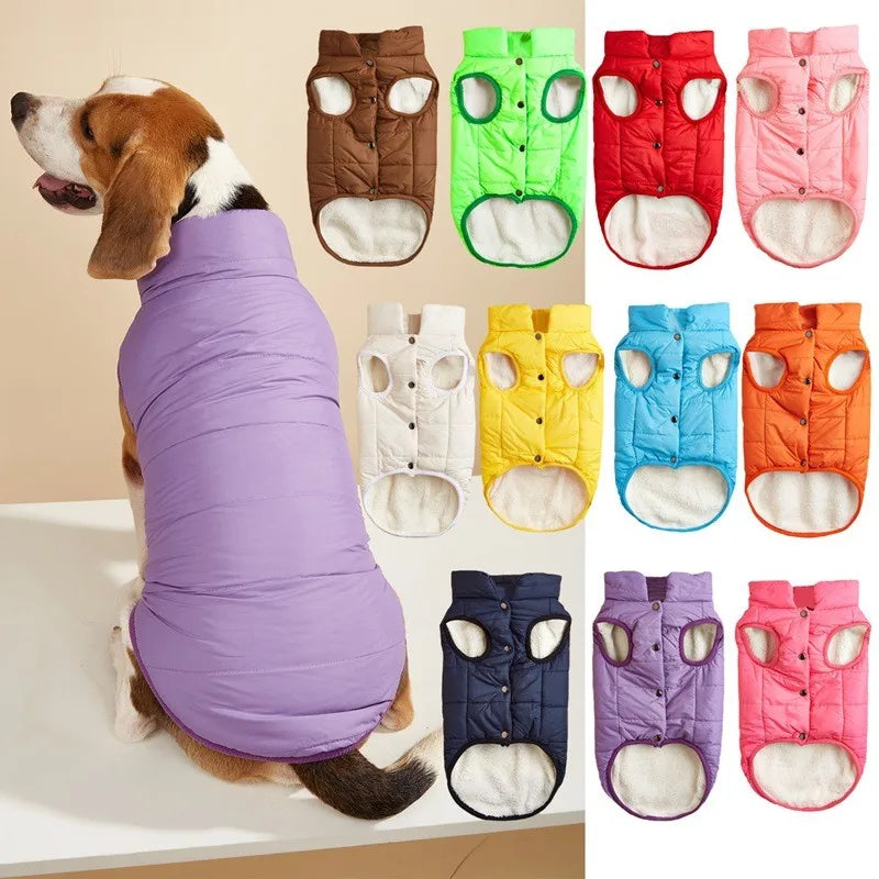 Christmas Winter Dog Coat, Warm Clothes for Small Dogs