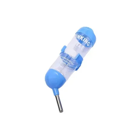 250ml Small Animal Hanging Water Bottle, No-Drip Rodent Drinker for Hamsters and Rabbits