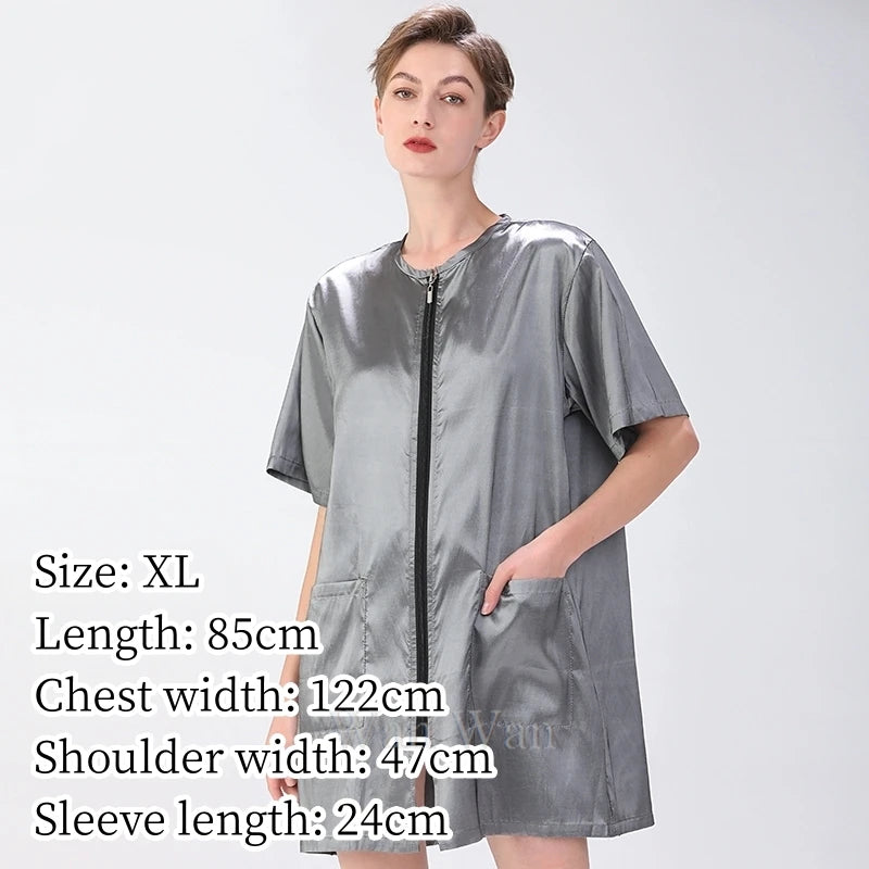 Anti-Hair Pet Grooming Smock, Waterproof Groomer Apron Uniform