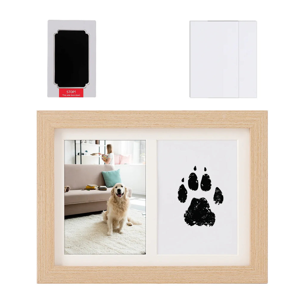 DIY Paw Print Photo Frame, Pet Memorial Keepsake Display