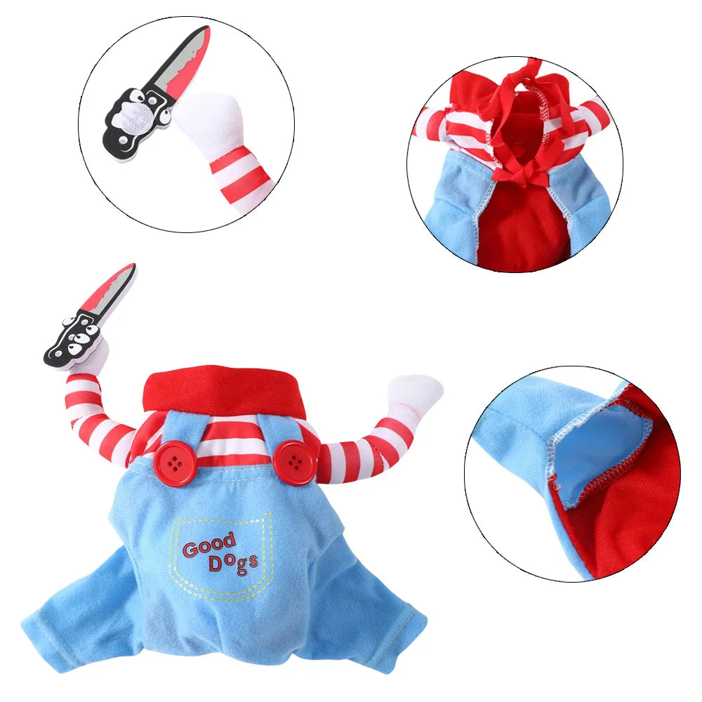 Funny Halloween Dog Costume Jacket for Small, Medium & Large Dogs