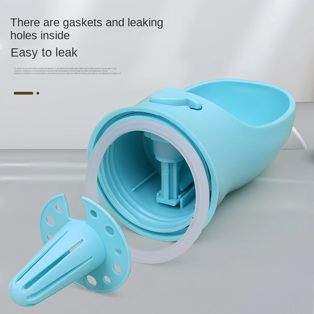 2-in-1 Pet Travel Water Bottle with Food Container for Dogs & Cats