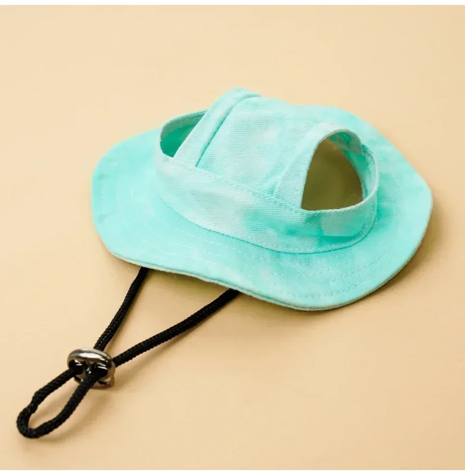 Cowboy Hat for Dogs and Cats with Ear Holes, Party Cap