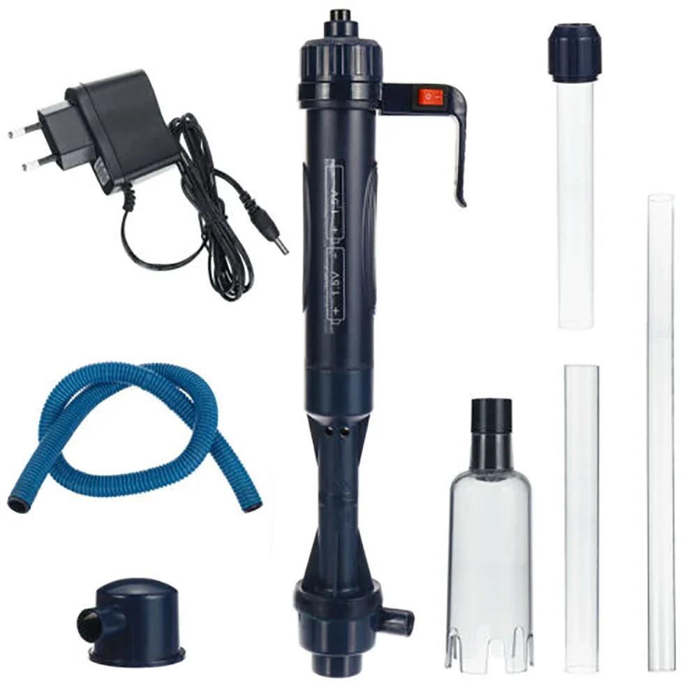 Electric Aquarium Gravel Cleaner and Water Change Siphon Pump