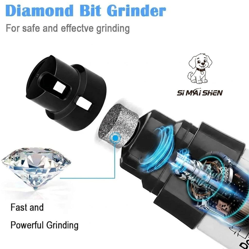Quiet Rechargeable Pet Nail Clipper & Grinder for Dogs & Cats