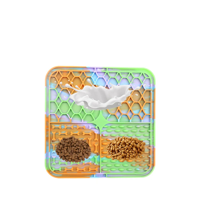 Suction Cup Dog Lick Mat for Bath Time Distraction and Grooming