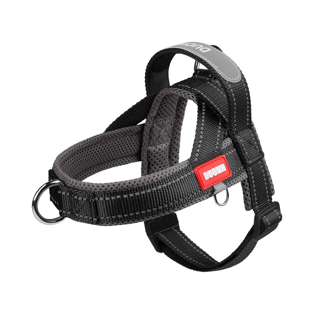 No-Pull Saddle-Style Dog Harness, Reflective Walking Vest