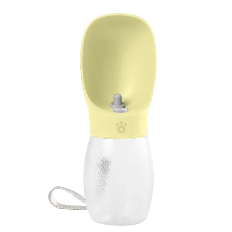 Portable Dog Water Bottle with Drinking Bowl for Walks & Hikes