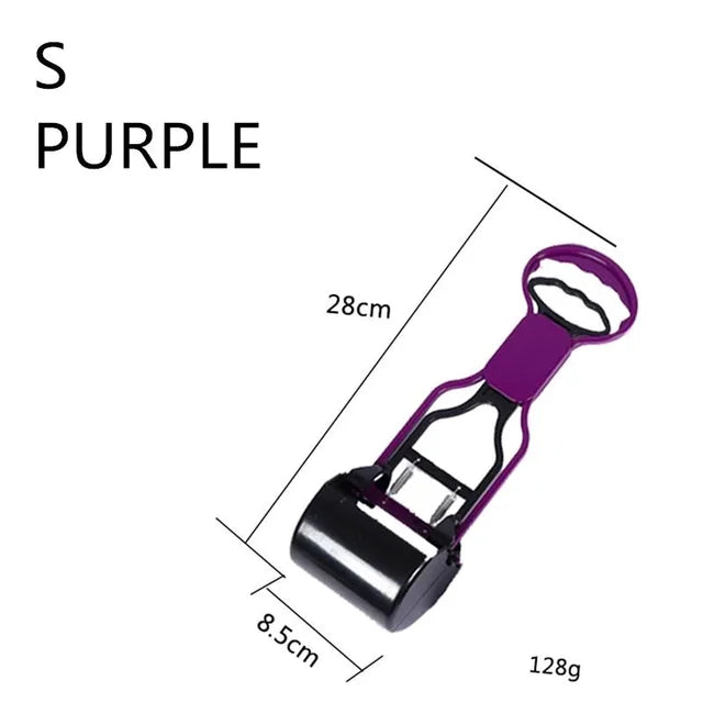 Heavy-Duty Dog Poop Scooper Jaw Clamp, Long-Handle Waste Picker