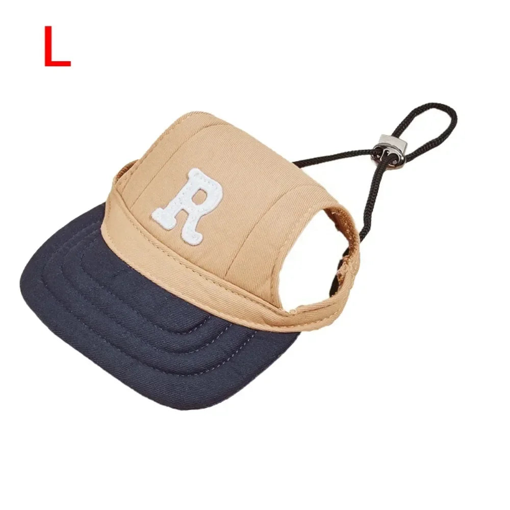 Adjustable Pet Sun Hat with Ear Holes for Dogs and Cats