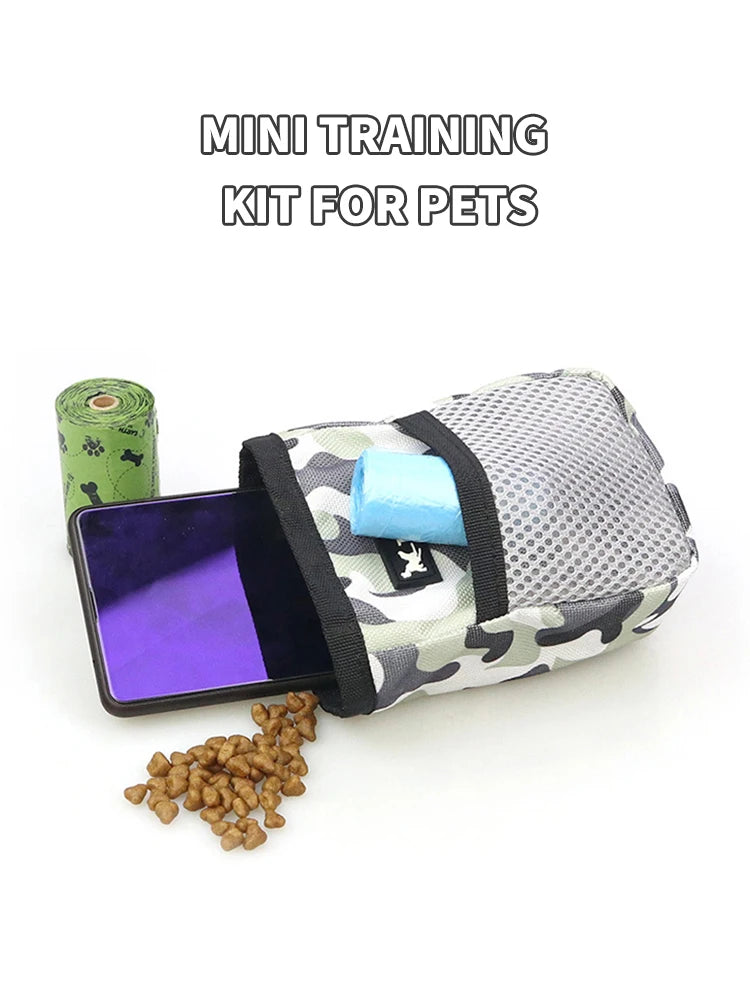 Portable Dog Walking Organizer Bag for Treats, Bags & Training Gear