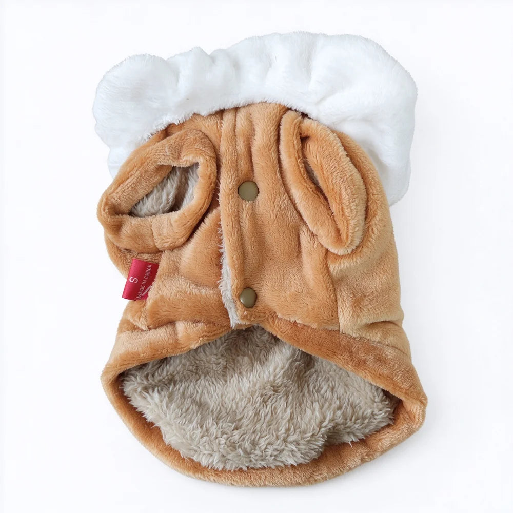 Funny Halloween Fleece Cosplay Costume for Small Dogs