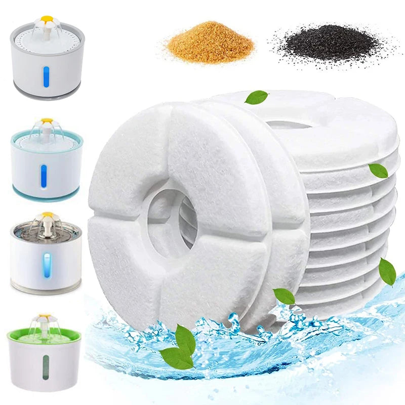 Activated Carbon Replacement Filters for Cat Water Fountains