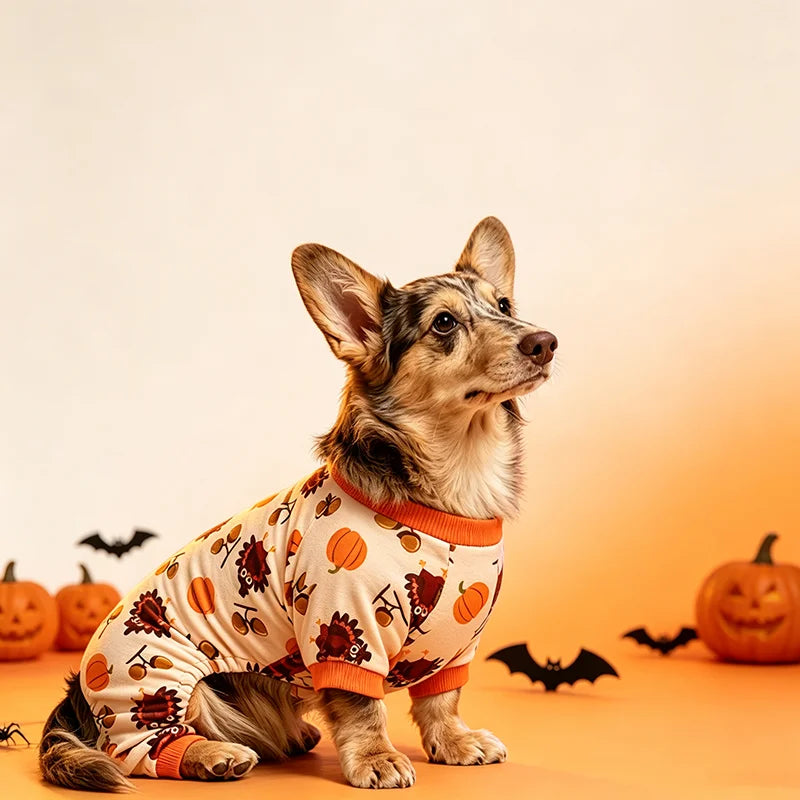 Turkey Dog Pajamas - Thanksgiving