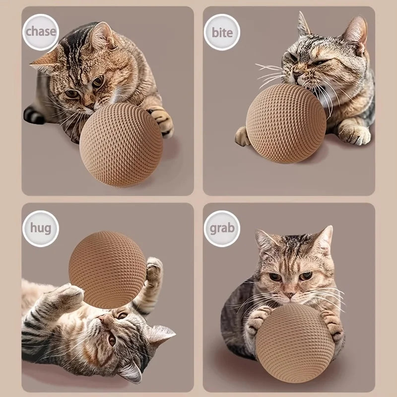 Large Sisal Cat Ball Toy Interactive Scratcher for Kittens & Cats