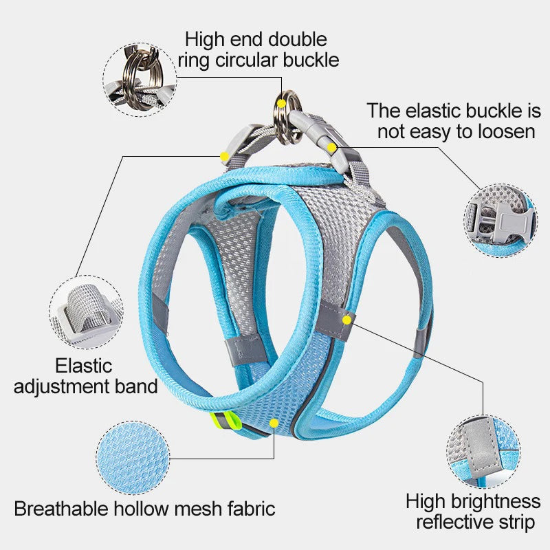 Adjustable Dog Chest Harness Vest for Small and Large Breeds