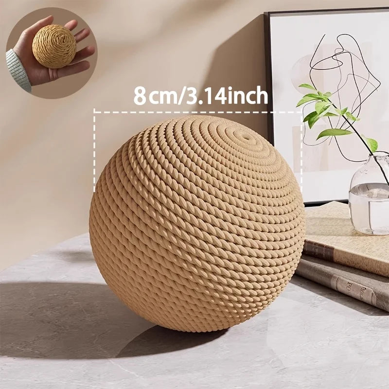 Large Sisal Cat Ball Toy Interactive Scratcher for Kittens & Cats