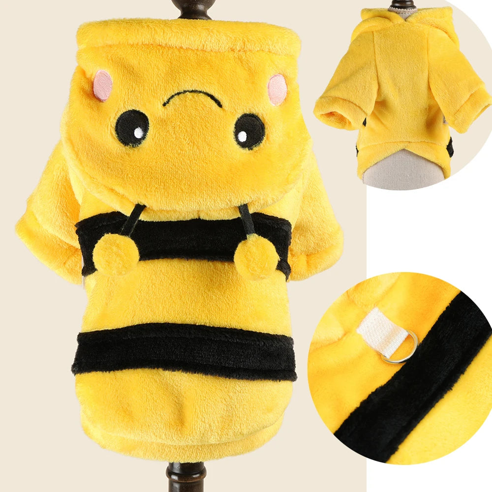 Funny Halloween Fleece Cosplay Costume for Small Dogs