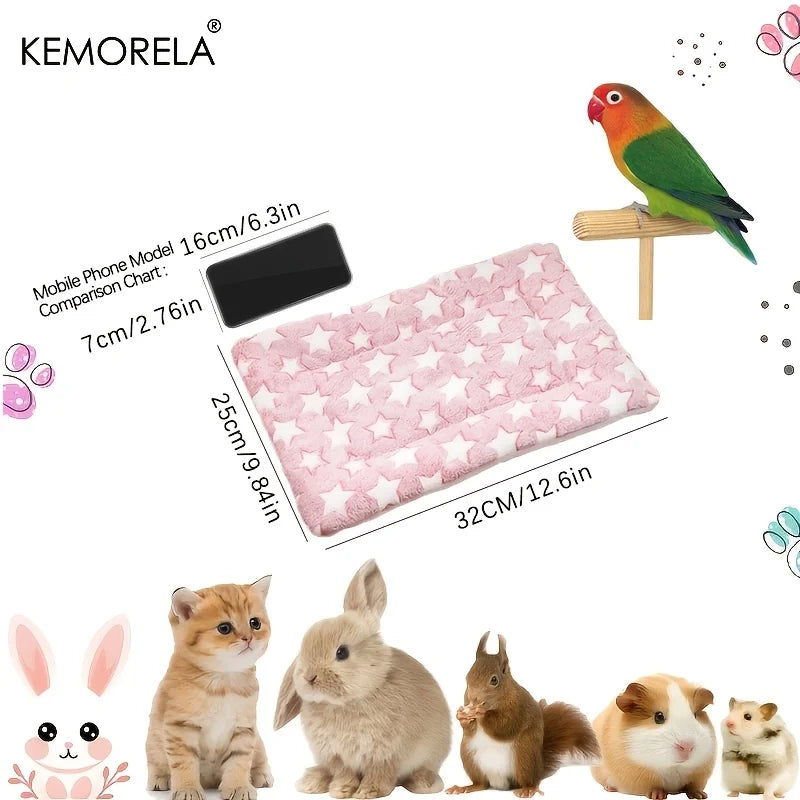 2-Pack Paw Print Small Pet Bed Mats